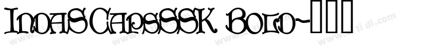 IndaSCapsSSK Bold字体转换